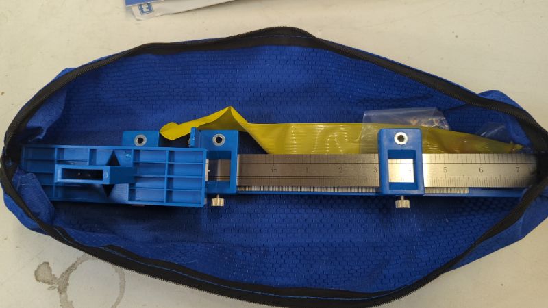 Photo 1 of King&Charles Cabinet Hardware Jig, Cabinet Handle Jig with Automatic Center Punch, Drawer Pull Jig, Cabinet Hardware Template Tool Set for Handles and Pulls. ABS