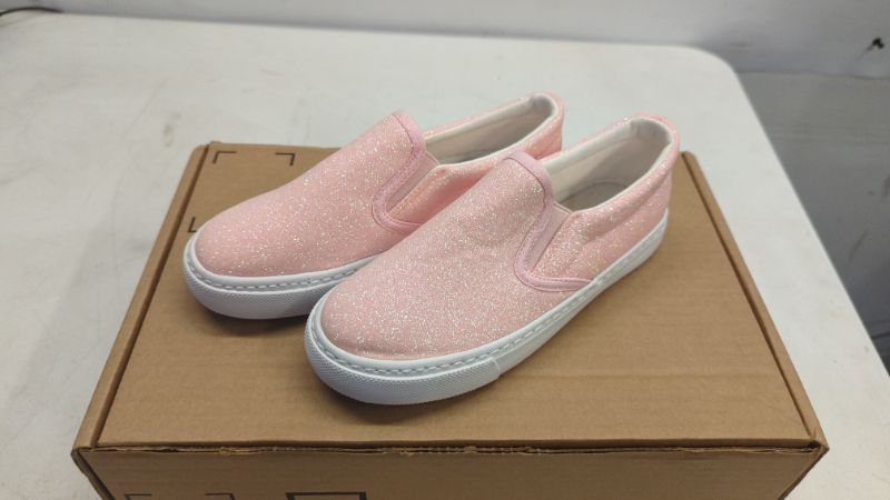 Photo 2 of K KomForme Toddler Sneakers for Girls Boys Slip On Canvas Walking Shoes

