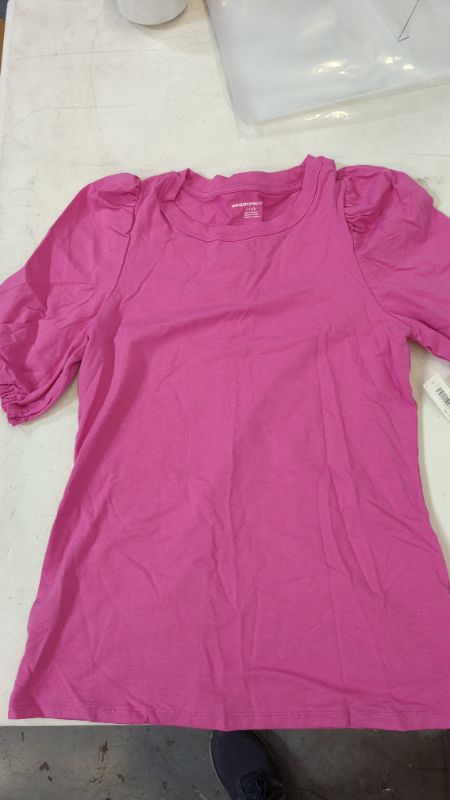 Photo 1 of Amazon Essentials Womens shirts Mid sleeve Puff Sleeve Size M