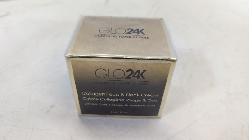 Photo 2 of GLO24K Collagen Face & Neck Cream with 24k Gold, Collagen & Hyaluronic Acid. Boost your Skin’s Collagen Levels for a Radiant, Glowing Skin.