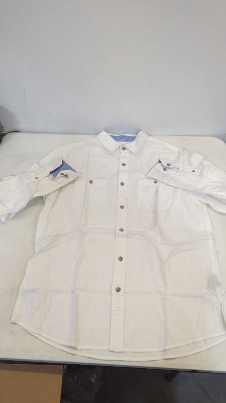 Photo 1 of J.B.E. Medium, White Button Down