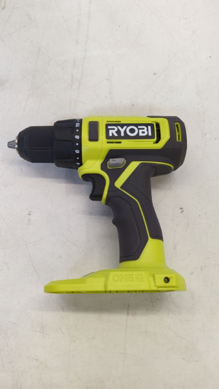 Photo 2 of RYOBI ONE+ 18V Cordless 1/2 in. Drill/Driver (Tool Only) PCL206B Black Green
