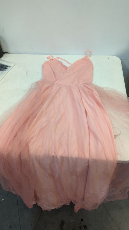 Photo 1 of Long Pink Dress Size Small