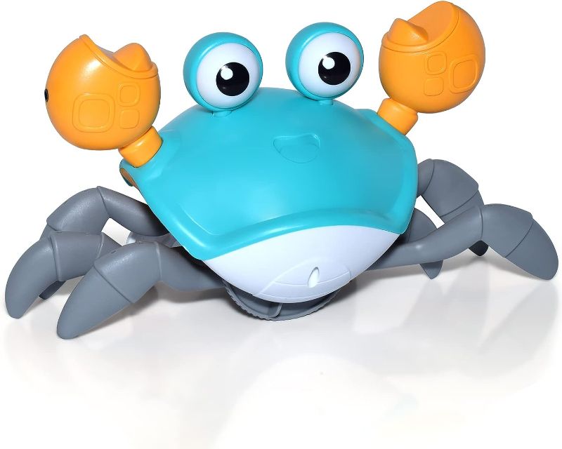 Photo 1 of Sakiyrmai Crawling Crab Baby Toy: Tummy Time, Dancing, Walking, Sensory Induction & Music for 0-4+ Years Toddlers
