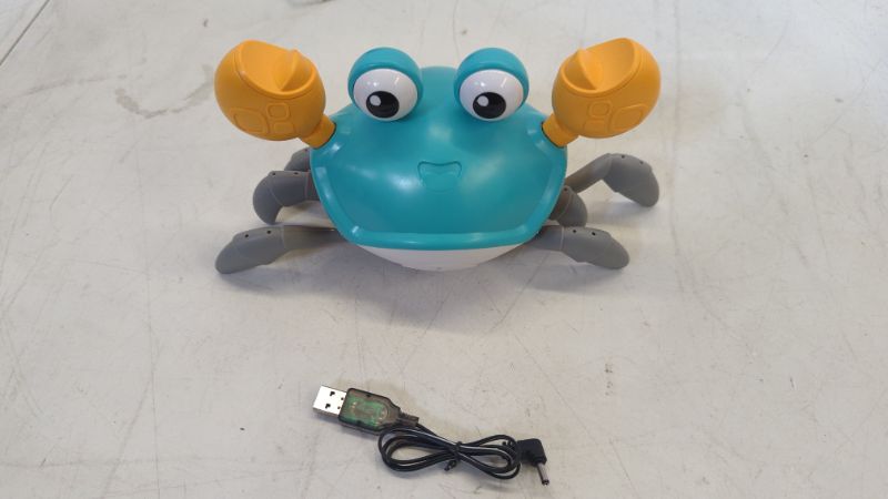 Photo 2 of Sakiyrmai Crawling Crab Baby Toy: Tummy Time, Dancing, Walking, Sensory Induction & Music for 0-4+ Years Toddlers
