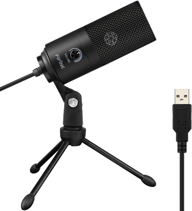Photo 1 of FIFINE USB Microphone, Metal Condenser Recording Microphone for Laptop MAC or Windows Cardioid Studio Recording Vocals, Voice Overs,Streaming Broadcast and YouTube Videos-K669B
