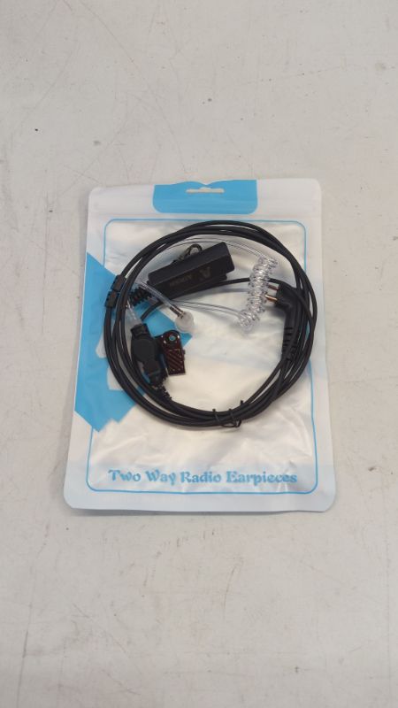 Photo 2 of LEIMAXTE IC-F4011 Earpiece for ICOM 2 Way Radio,IC-F24S IC-F14 IC-F11 IC-F21 IC-F4011 IC-F3011 IC-F3013 IC-F3GT Headset with Mic PTT FBI Security Surveillance Acoustic Tube Walkie Talkie Headphone
