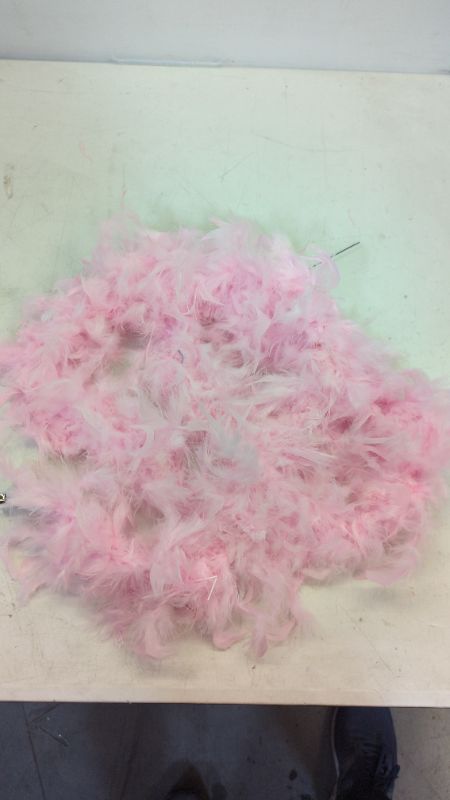 Photo 1 of Feather Boas 6 Feet Long Beautiful Vibrant Color with Lights