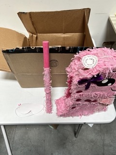 Photo 6 of Birchio Pink Dinosaur Pinata Bundle with a Blindfold and Bat (17x13x4 Inches), Perfect for Girl's Birthday Parties, Animal Theme Parties, Decorations…

Birchio Pink Dinosaur Pinata Bundle with a Blindfold and Bat (17x13x4 Inches), Perfect for Girl's Birth