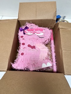 Photo 7 of Birchio Pink Dinosaur Pinata Bundle with a Blindfold and Bat (17x13x4 Inches), Perfect for Girl's Birthday Parties, Animal Theme Parties, Decorations…

Birchio Pink Dinosaur Pinata Bundle with a Blindfold and Bat (17x13x4 Inches), Perfect for Girl's Birth