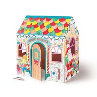 Photo 2 of Color-Your-Own Santas Workshop Large - Mondo Llama

Use your own markers to bring this merry playhouse to life. Kids will love their festive new playhouse that lets them use their own imagination and creativity. Add fake snow to the rooftop use your own p