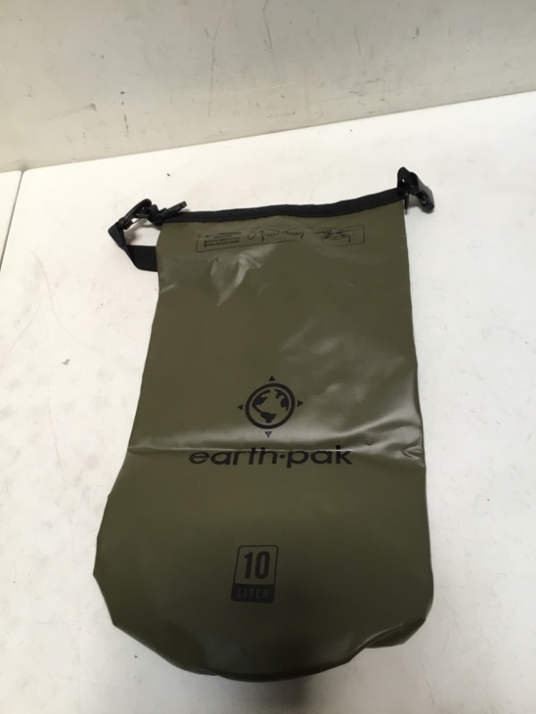 Photo 2 of Earth Pak -Waterproof Dry Bag - Roll Top Dry Compression Sack Keeps Gear Dry for Kayaking, Beach, Rafting, Boating, Hiking, Camping and Fishing 

