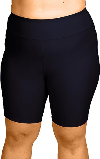Photo 1 of Silky Toes Womens Plus Size Swim Shorts Athletic Boardshorts Swimsuit Bottoms (5X)