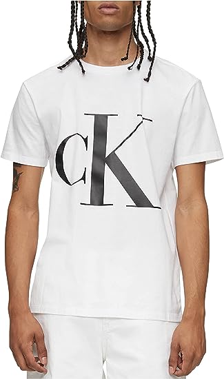 Photo 1 of Calvin Klein Men's Monogram Crewneck T-Shirt (large)