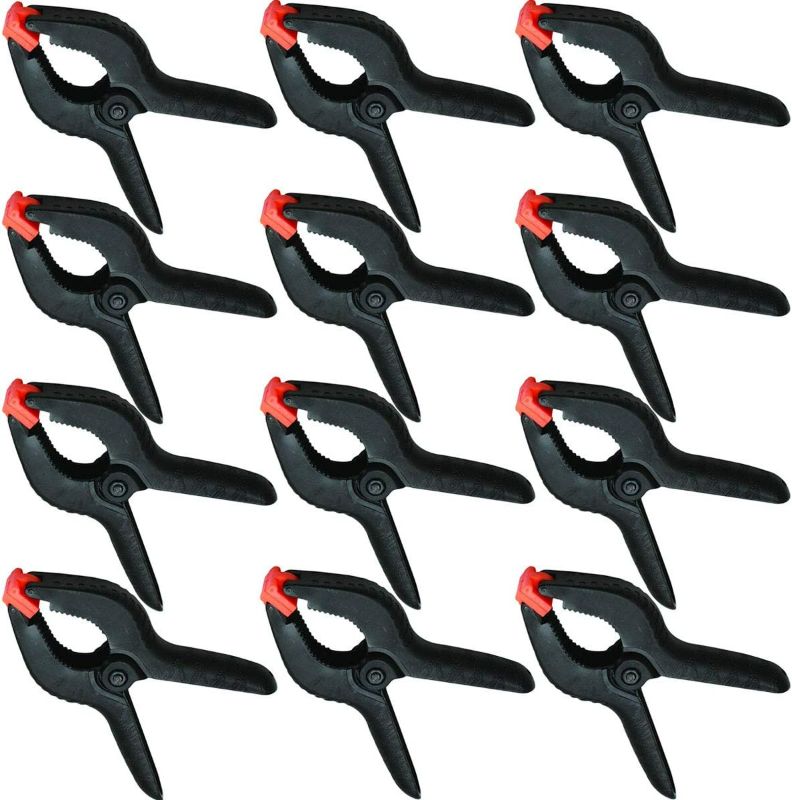 Photo 1 of 25 pc. 4 1/2" Plastic Spring Clamp (25-Pack)
