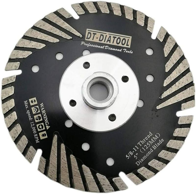 Photo 1 of DT-DIATOOL 5 Inch Diamond Turbo Blade Cutting Granite Marble Concrete Hard Stones
