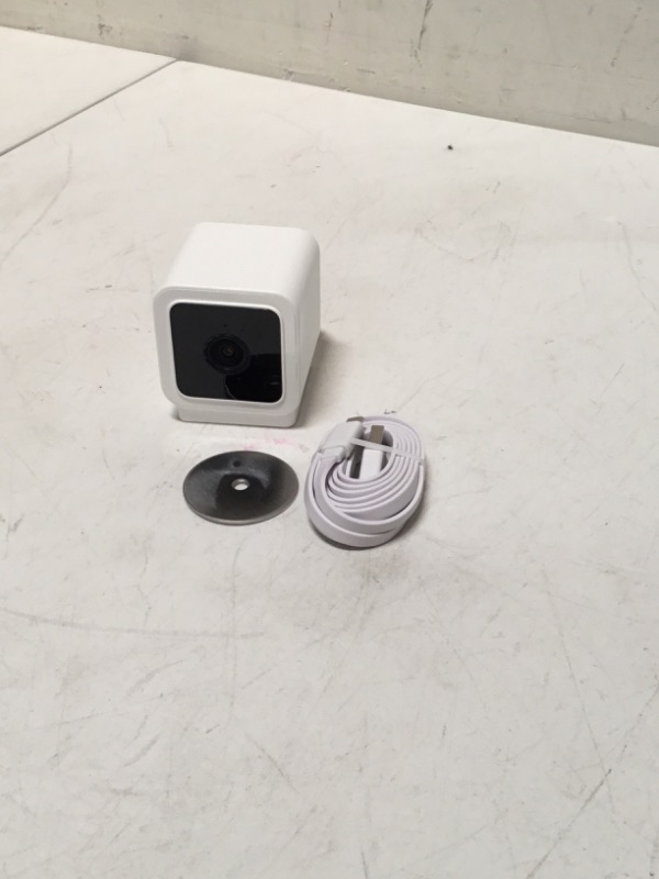 Photo 1 of WYZE Cam v3 with Color Night Vision, Wired 1080p HD Indoor/Outdoor Video Camera, 2-Way Audio, Works with Alexa, Google Assistant, and IFTTT Wyze Cam v3 White 1 Pack