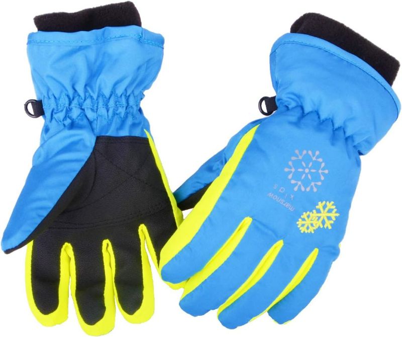 Photo 1 of Azarxis Kids Winter Warm Gloves, Cold Weather Windproof Thermal Gloves for Boys & Girls
