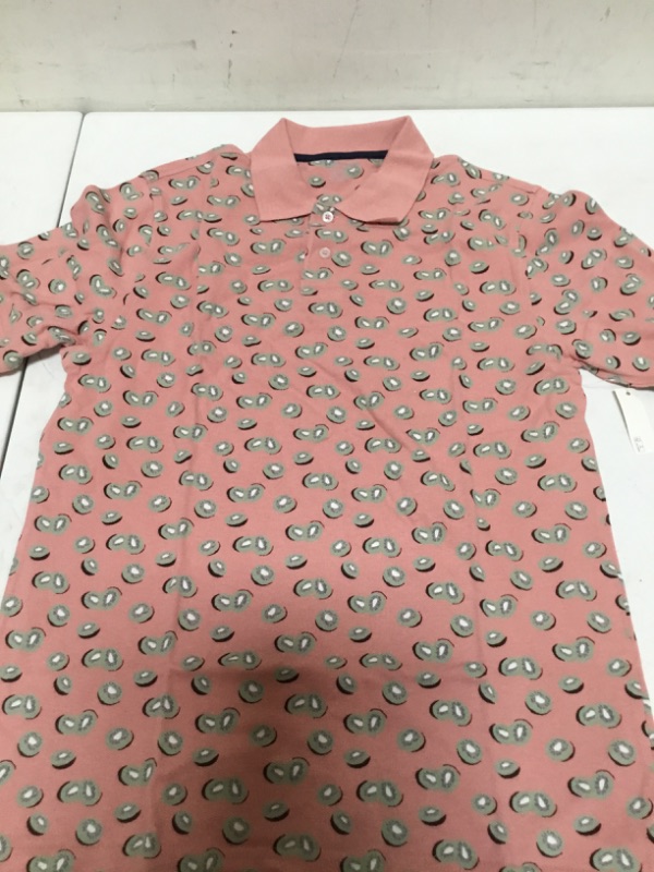 Photo 1 of Amazon Essentials Men's Regular-Fit Cotton Pique Polo Shirt (Available in Big & Tall) Small Pink Fruit