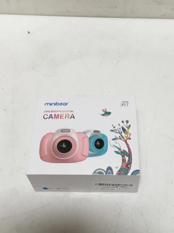 Photo 2 of MINIBEAR Kids Digital Camera, 2.4 Inch Kids Video Camera for Girls Boys Gifts Toddler Toy Camera 30MP Mini Kids Camcorder with Games and 16GB SD Card, Blue
