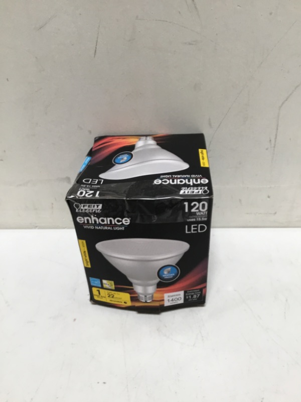 Photo 2 of Feit Electric PAR38 LED Bulbs, 120W Equivalent, Non Dimmable, 3000k Warm White, 1400 Lumens, 22 Year Lifetime, E26 Base, PAR38 Flood Light Bulbs, CRI 90, Damp Rated, 1 Pack, PAR38DM/1400/930CA