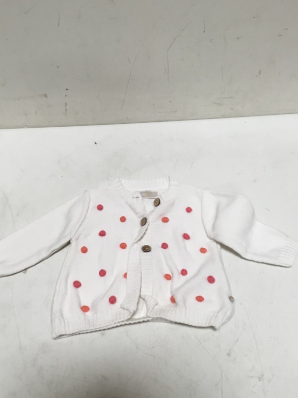 Photo 1 of polka dot cardigan pink and white(12 months)