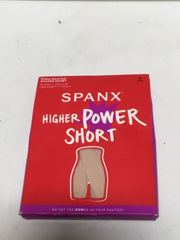 Photo 2 of Spanx Higher Power Shorts - High-Rise Waist Shapewear, Tummy Control, Breathable Medium Soft Nude