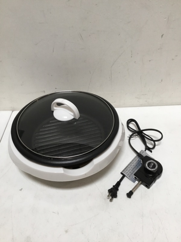 Photo 3 of Aroma ASP-133 Grill 3 in 1 Indoor Electric Grill., Pot and Steamer 10"
