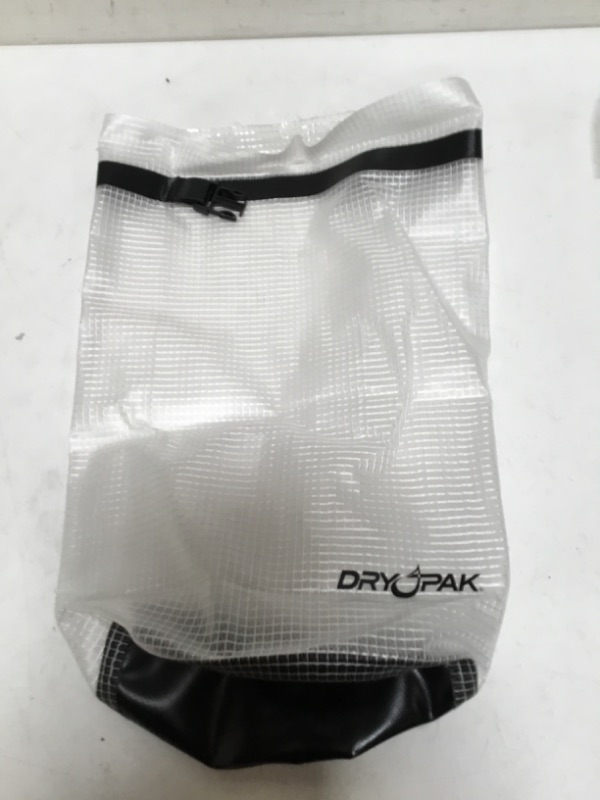 Photo 2 of Dry Pack Roll Top Dry Gear Bag, 9.5" x 16, Clear
