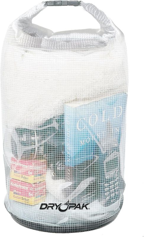Photo 1 of Dry Pack Roll Top Dry Gear Bag, 9.5" x 16, Clear
