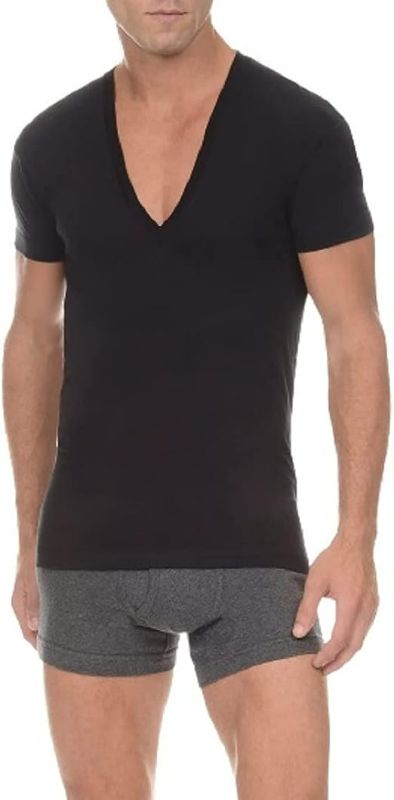 Photo 1 of 2(X)IST Pima Cotton Slim Fit Deep V-Neck T-Shirt Underwear (medium)
