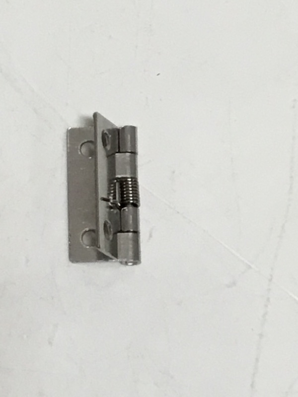 Photo 3 of 6pcs 1.5 Inch Spring Door Hinges 304 Stainless Steel Automatic Close Hinge for Interior and Exterior Doors Cabinets