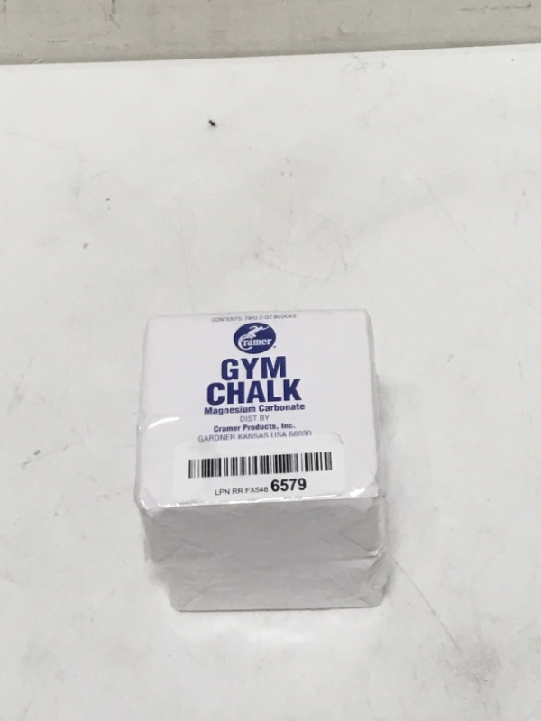 Photo 2 of Cramer Gym Chalk Block, Magnesium Carbonate for Better Grip in Gymnastics, Weightlifting, Power Lifting, Pole Fitness, & Rock Climbing, 4 oz.
