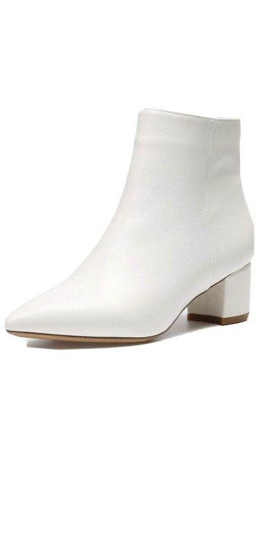 Photo 1 of ZAYNSIA  White Ankle Boot size 10
