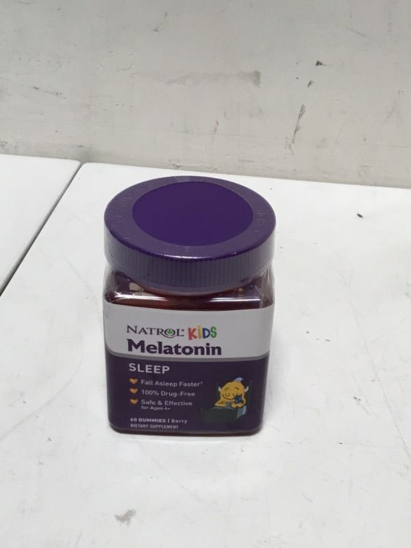 Photo 2 of Kids Melatonin Sleep Support Gummies Berry