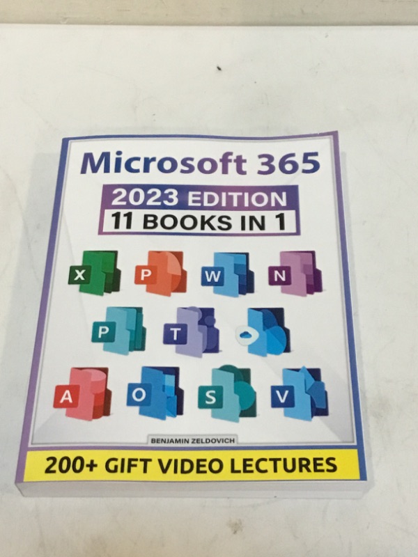 Photo 2 of Microsoft 365: 11 Books in 1: The Ultimate All-in-One Bible to Master Excel, Word, PowerPoint, Outlook, OneNote, OneDrive, Access, Publisher, SharePoint, Teams and Visio with Step-by-Step Tutorials