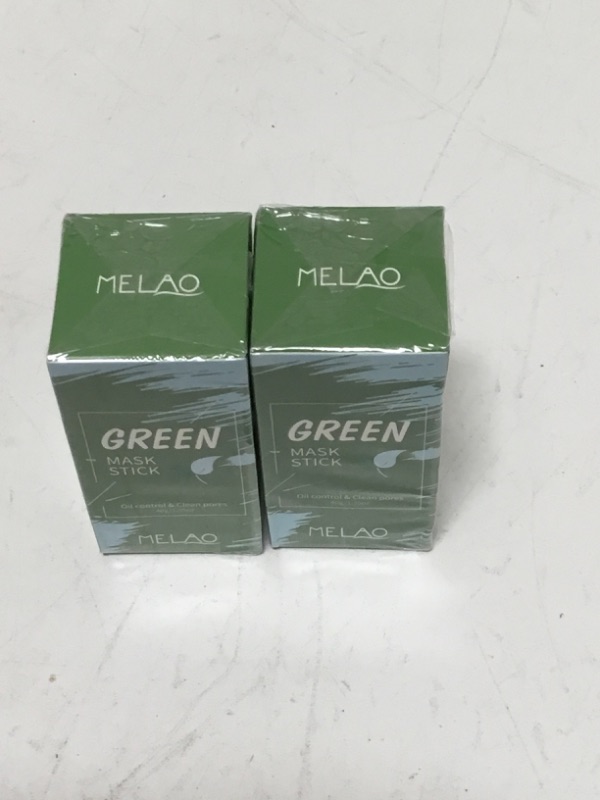 Photo 2 of GUEDIAO 2 Pack Green Tea Mask Sticks, Blackhead Remover Mask, Green Tea Purifying Clay Stick Mask for Moisturizing, Oil Control, Skin Brightening, Deep Pore Cleanser for All Skin Types of Men and Women.