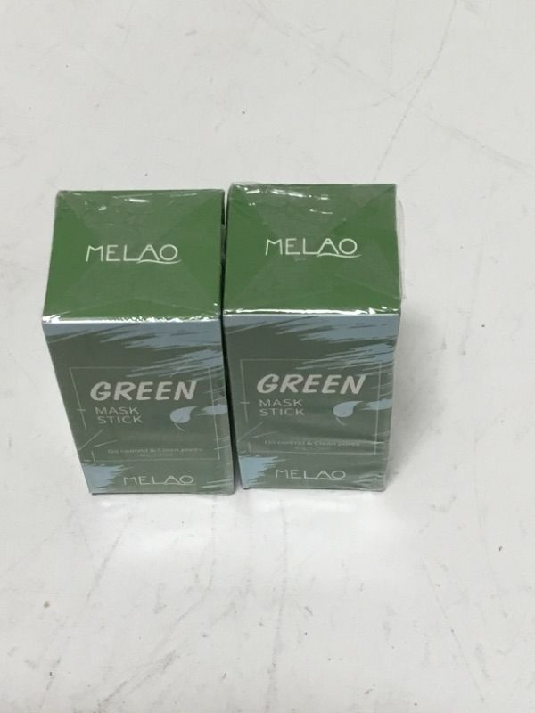Photo 1 of GUEDIAO 2 Pack Green Tea Mask Sticks, Blackhead Remover Mask, Green Tea Purifying Clay Stick Mask for Moisturizing, Oil Control, Skin Brightening, Deep Pore Cleanser for All Skin Types of Men and Women.