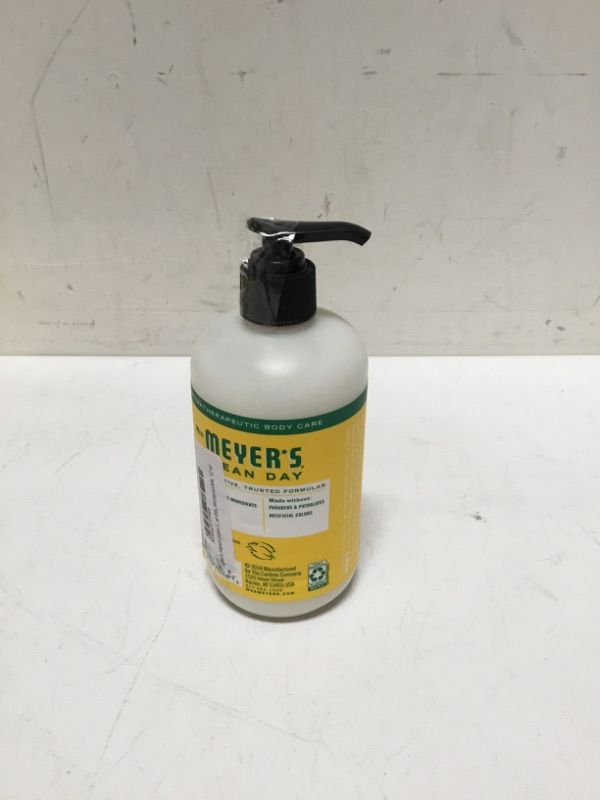 Photo 2 of Mrs. Meyer's Hand Lotion for Dry Hands, Non-Greasy Moisturizer Made with Essential Oils, Honeysuckle, 12 oz Single Honeysuckle