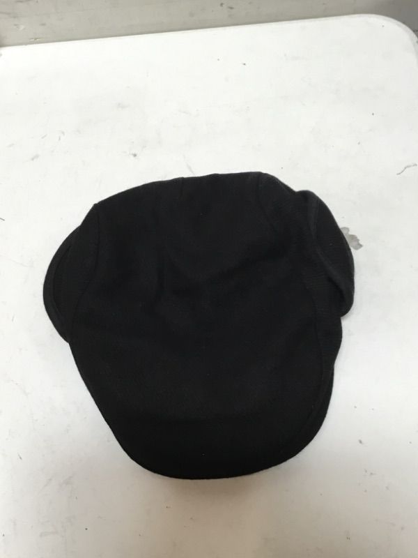 Photo 3 of Jeff & Aimy Winter Autumn Flat Cap Mens Warm Wool Vintage Newsboy Hat Cabbie Paris Conductor Black XL