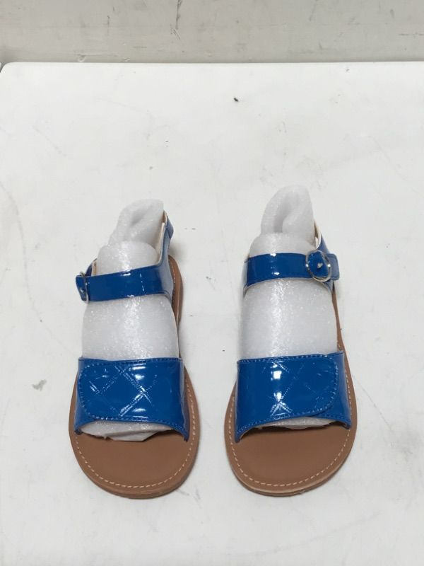 Photo 2 of THEE BRON Blue Princess Sandals Toddler/Little Girl(AA312,Blue/9M)