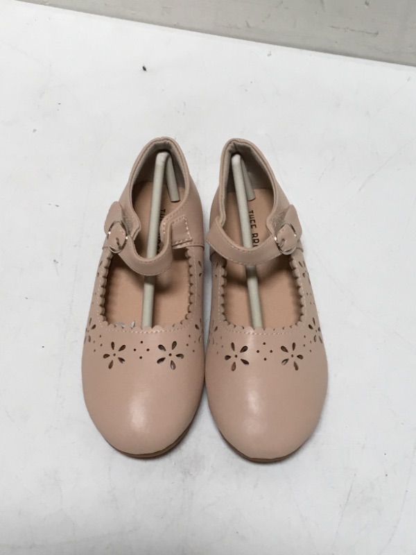 Photo 2 of THEE BRON Flower Girls Mary Jane Flats School Party Dress Oxfords Shoes(A72 Toddler,Brown/13M)