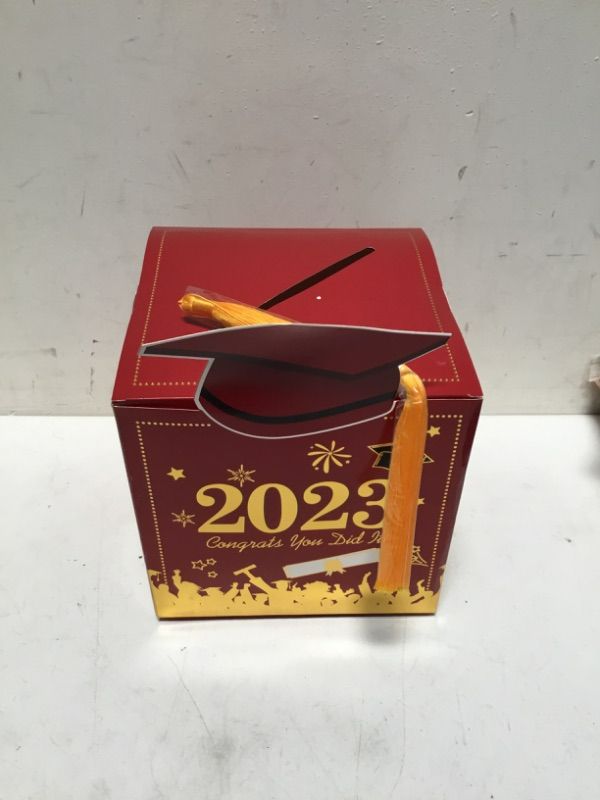 Photo 3 of BEOSOFLOY 8.7' Graduation Card Box Chinese Style Graduation Party 2023 Graduation Card Chinese Red Graduation Card Box Graduation Party Decorations for Graduation Gift Chinese Decorations