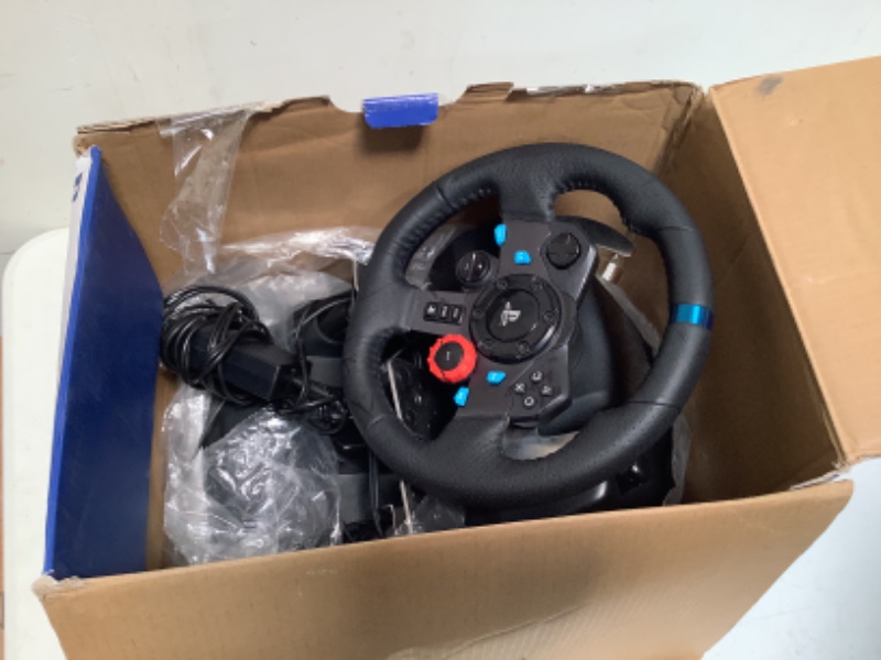 Photo 2 of Logitech G Dual-Motor Feedback Driving Force G29 Gaming Racing Wheel with Responsive Pedals + Logitech G Astro A30 LIGHTSPEED Wireless Gaming Headset Wheel + A30