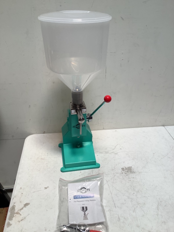 Photo 3 of Manual Paste Liquid Filling Machine, Liquid Filling Machine (With Transparent Hopper), Lightweight Bottle Filler machine 5-50ml A03 Pro