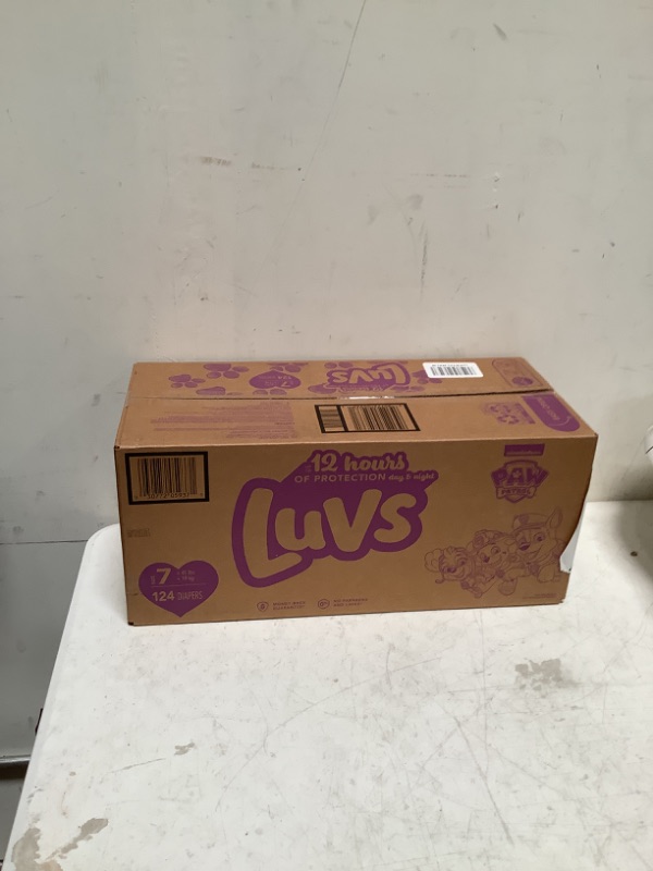 Photo 2 of Luvs Pro Level Leak Protection Diapers Size 7 124 Count Economy Pack, Packaging May Vary