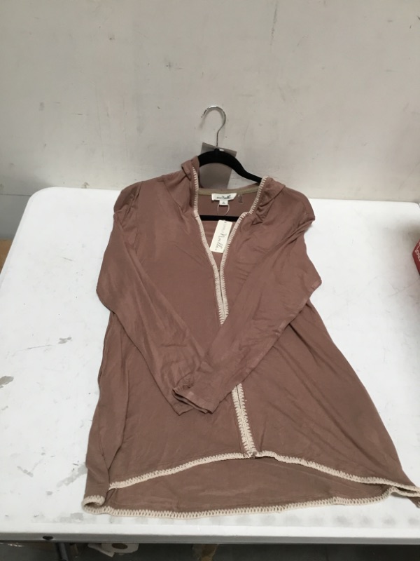 Photo 1 of Simply Noelle Brown Western Long-sleeve w/ Hood SIZE XS 