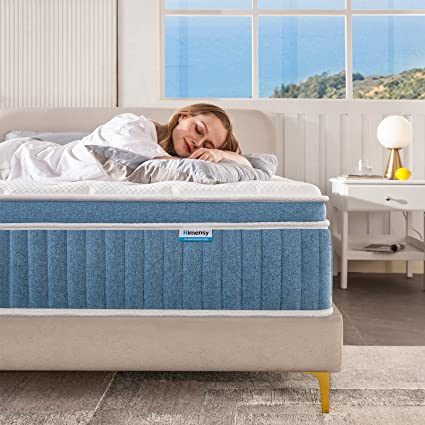 Photo 1 of Rimensy Queen Mattress, 14 Inch Hybrid Mattress in a Box, Gel Memory Foam Mattress, Individually Wrapped Pocket Coils Innerspring Mattress, Support & Pressure Relief, Medium Firm Feel, 60"*80"*14"