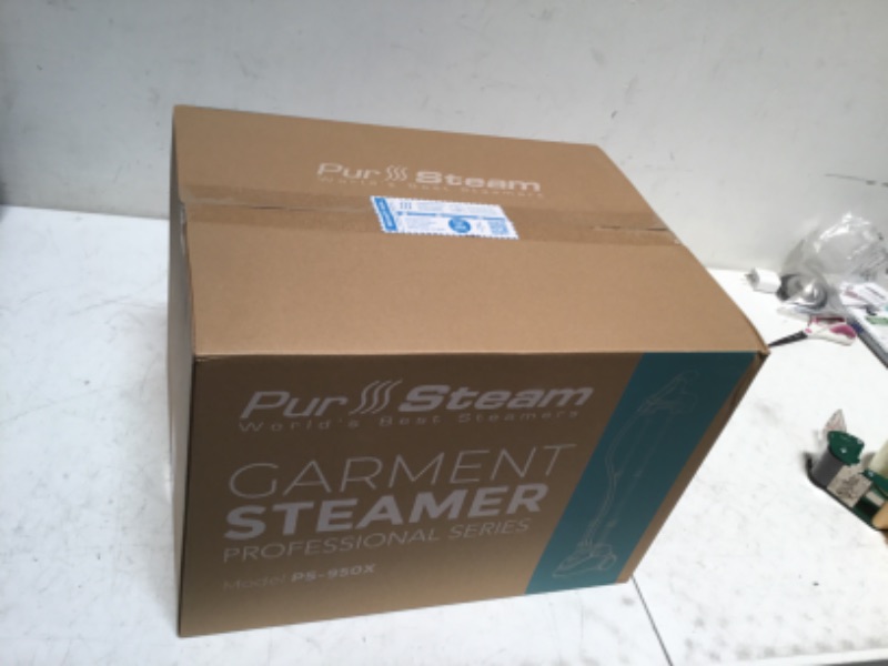 Photo 2 of BRAND NEW PurSteam Garment Steamer Professional Heavy Duty Industry Leading 2.5 Liter (85 fl.oz.) Water Tank, 60+min of Continuous Steam with 4 Level Steam Adjustment FACTORY SEALED