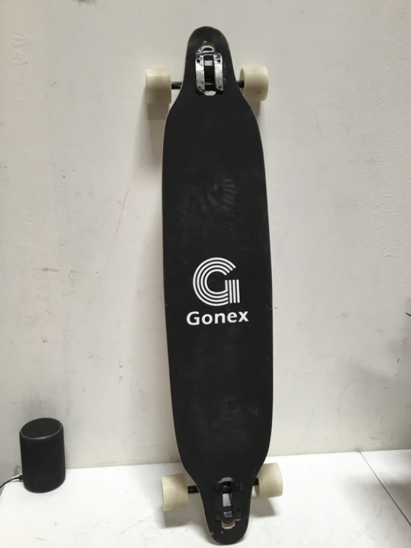 Photo 2 of Gonex Longboard Skateboard, 42 Inch Drop Through Long Board Complete 9 Ply Maple Cruiser Carver for Girls Boys Teens Adults Beginners